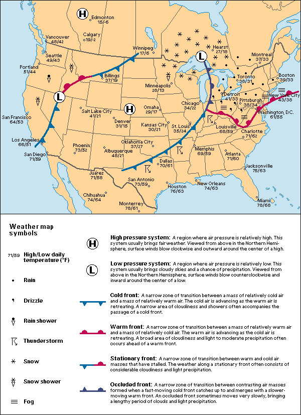 Weather map