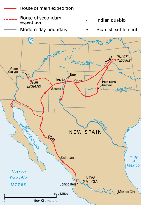 Coronado's expedition 1540-1542