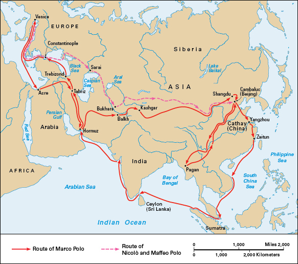 Marco Polo's travels