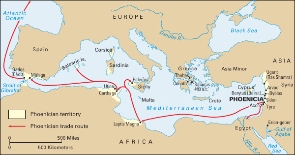 Phoenicia and its colonies