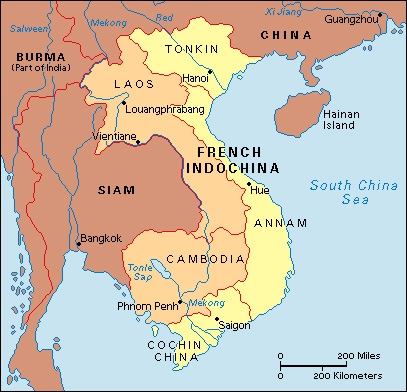 Indochina Peninsula in 1900