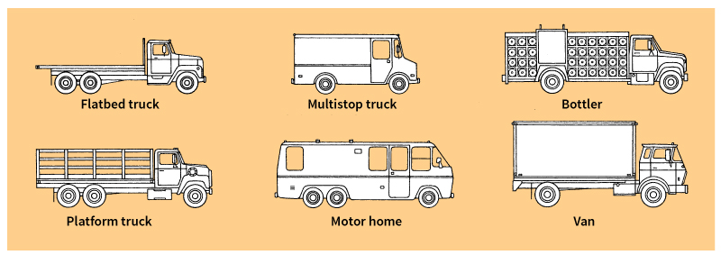 Some kinds of medium trucks