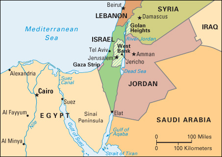 Israel and its Arab neighbors