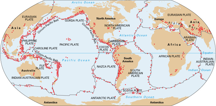 Where earthquakes occur