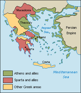 Ancient Greece: rival alliances