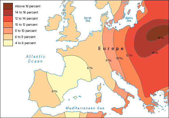 Clinal map