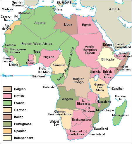 Africa in 1914