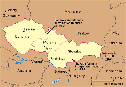 Czechoslovakia in 1945