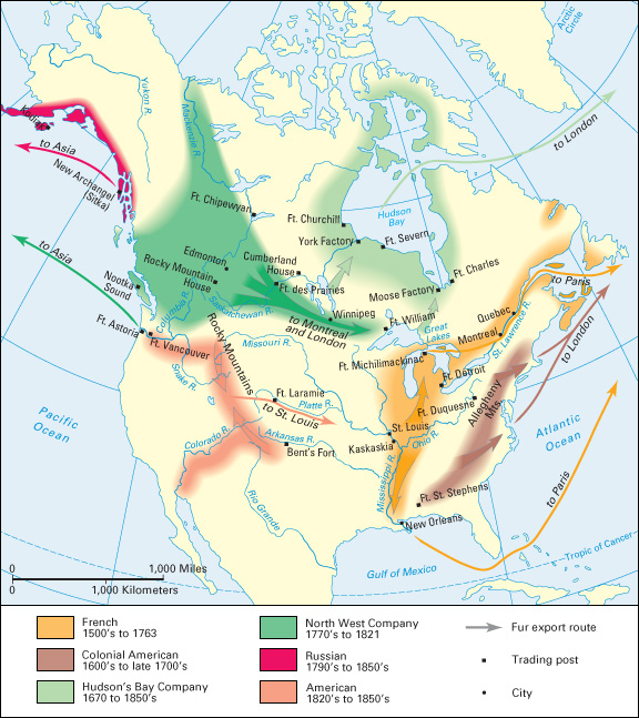 Fur trade in North America