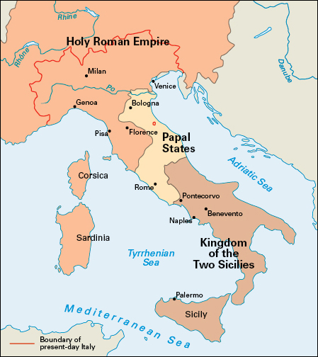 Italy about 1200