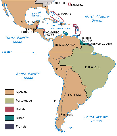 Latin America in 1790