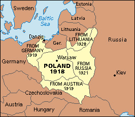 Poland in 1918