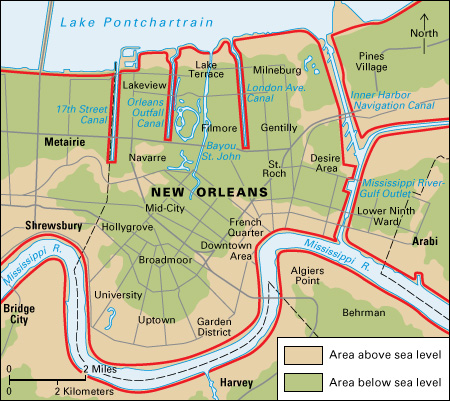 New Orleans: Levees