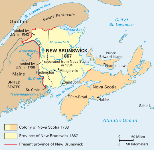 New Brunswick - History