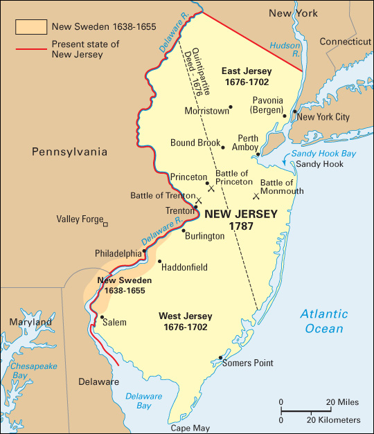 New Jersey - History