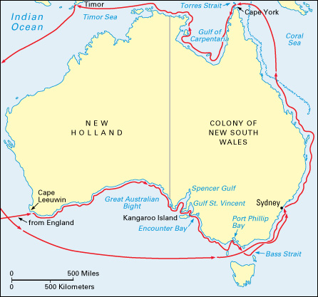 Matthew Flinders's voyage around Australia