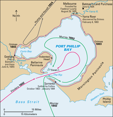 Exploration and settlement of Port Phillip Bay