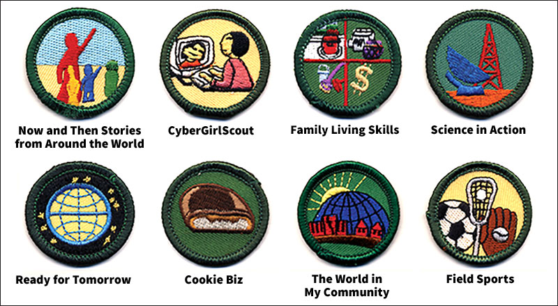 Girl Scout badges