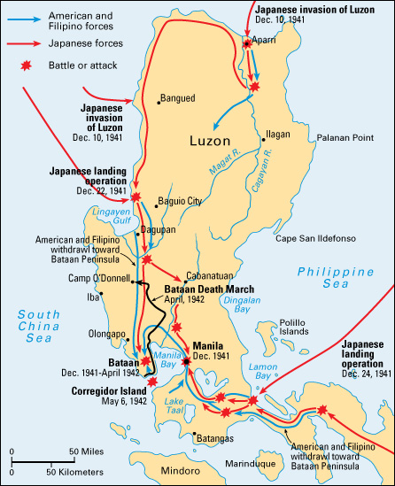 Philippines in World War II, 1941-1943