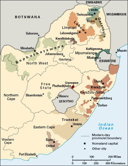 South African homelands