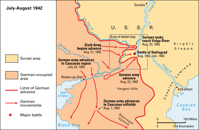 The Battle of Stalingrad, July-August 1942