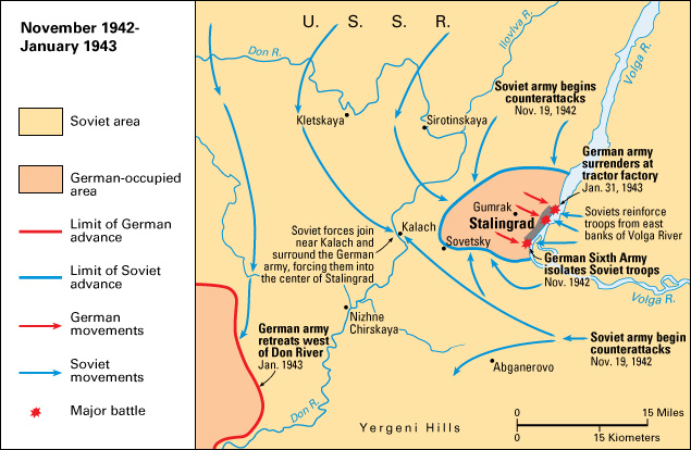 The Battle of Stalingrad, November 1942-January 1943