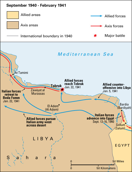 Allied troops take Tobruk