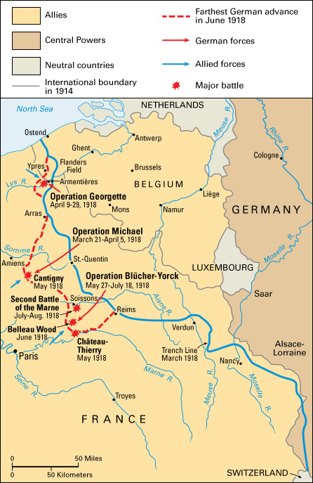 The German Spring Offensive