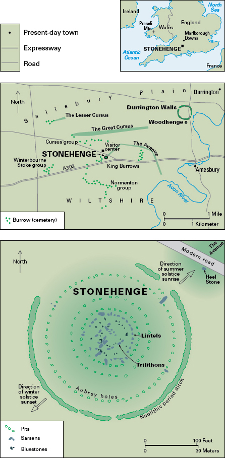 Stonehenge map