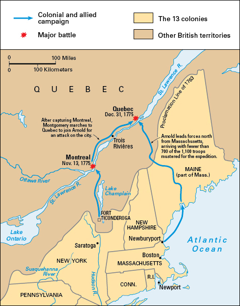 Battle of Quebec, American Revolution