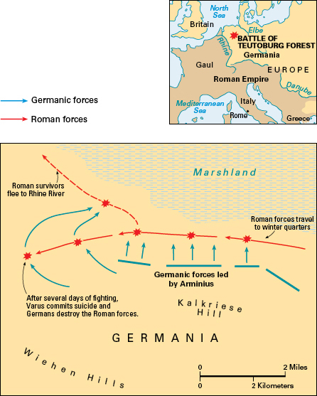 Battle of Teutoburg Forest (A.D. 9)