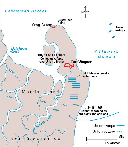 Battle of Fort Wagner, 1863