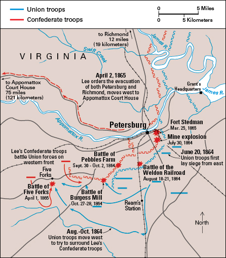 Siege of Petersburg, 1864-1865