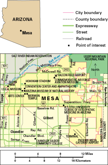 Mesa, Arizona: City and points of interest