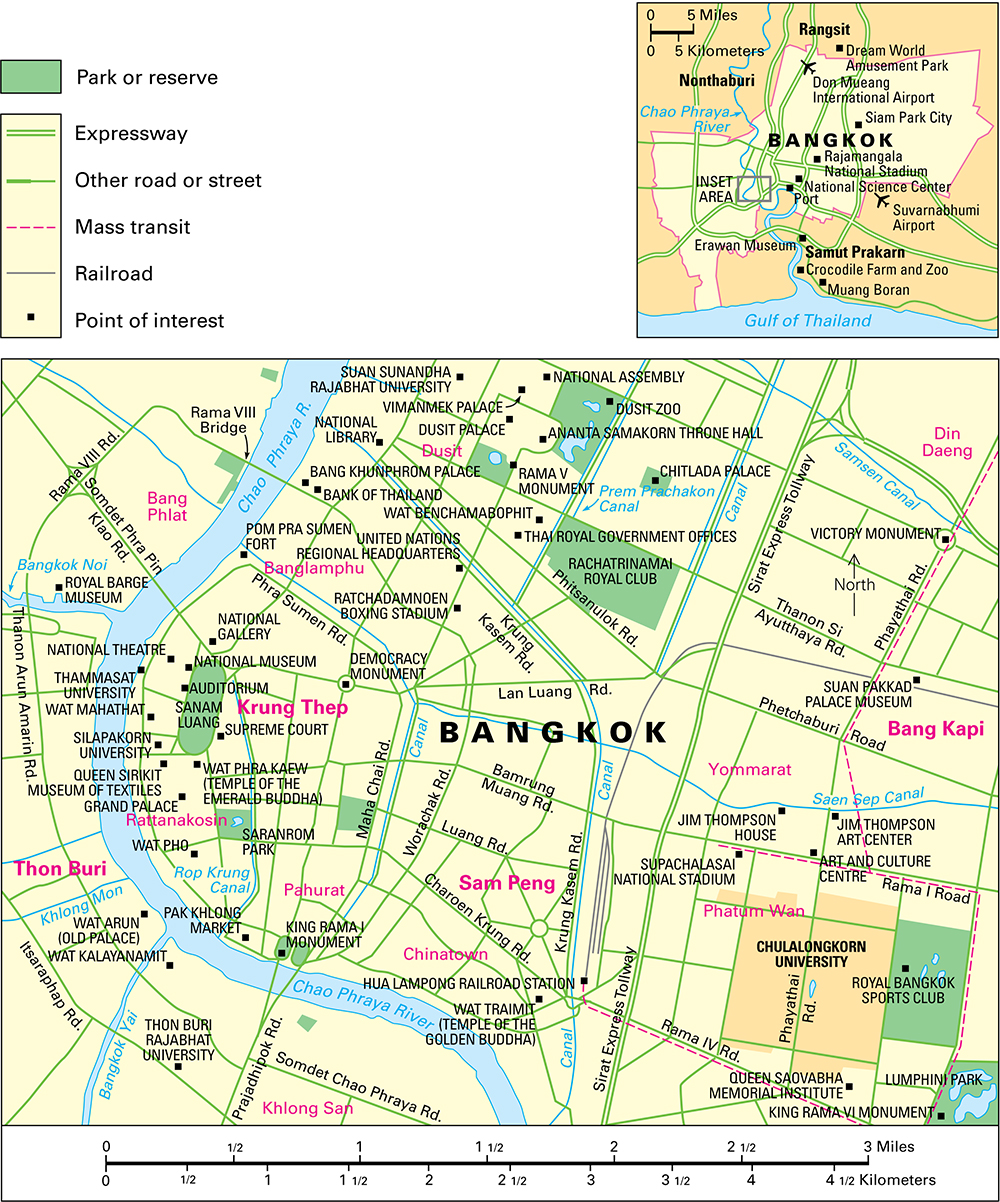 Bangkok, Thailand: City and points of interest