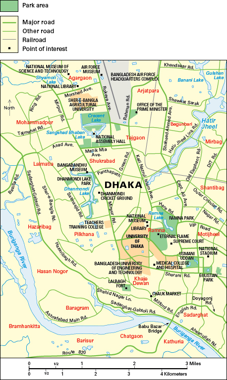 Dhaka, Bangladesh: City and points of interest