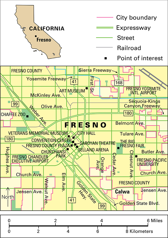 Fresno, California: City and points of interest