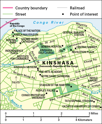 Kinshasa, Congo: City and points of interest