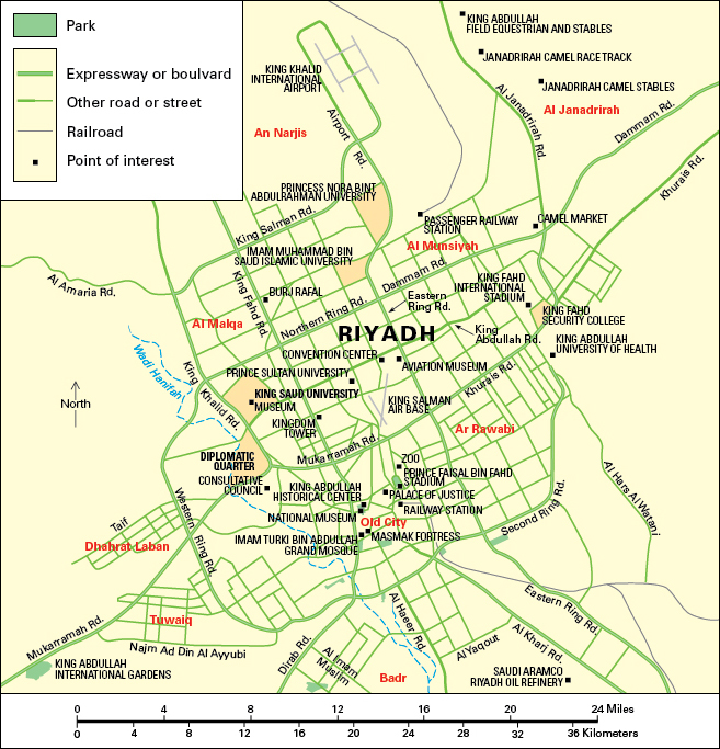 Riyadh, Saudi Arabia: City and points of interest