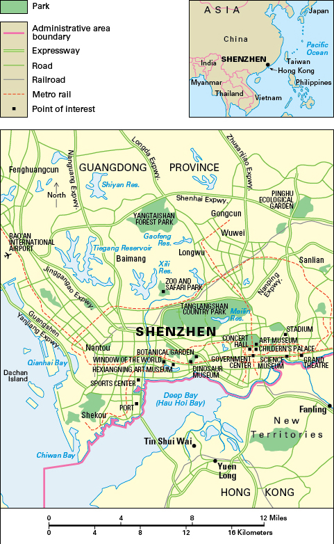 Shenzhen, China: City and points of interest