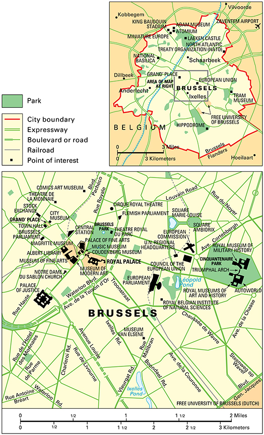 Brussels, Belgium: City and points of interest