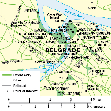 Belgrade, Serbia: City and points of interest