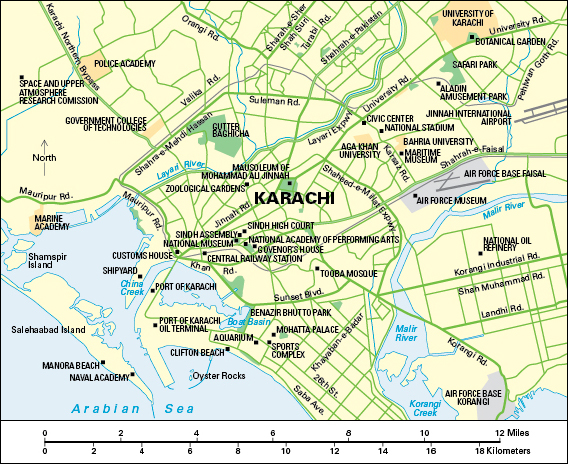 Karachi, Pakistan: City and points of interest