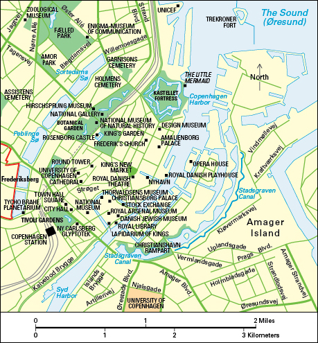 Copenhagen, Denmark: City and points of interest