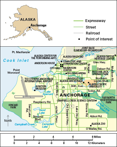 Anchorage, Alaska: City and points of interest