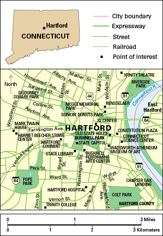 Hartford, Connecticut: City and points of interest