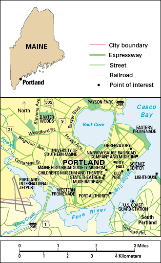 Portland, Maine: City and points of interest