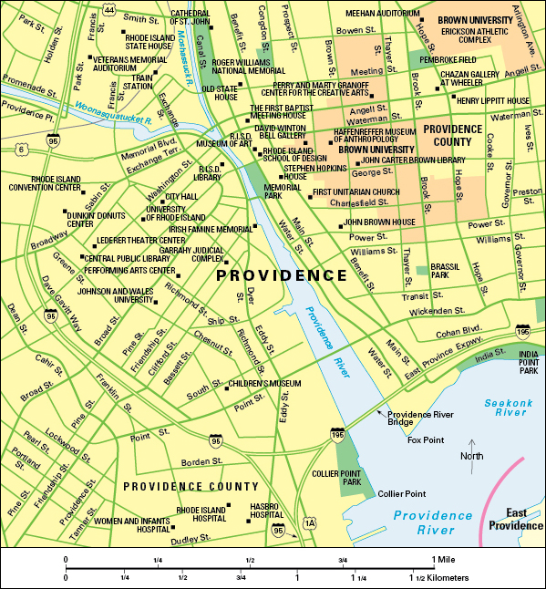 Providence, Rhode Island: City and points of interest