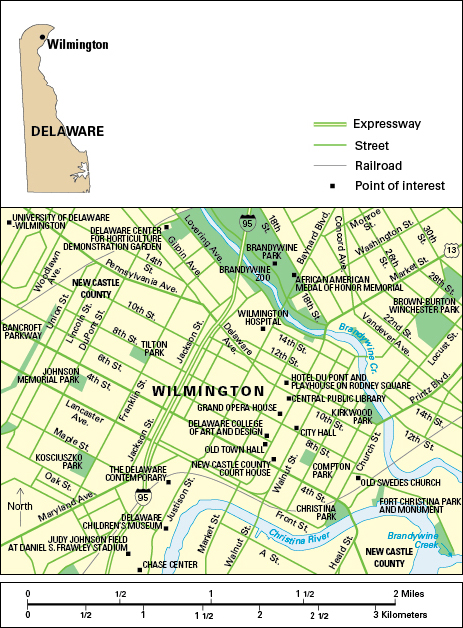 Wilmington, Delaware: City and points of interest