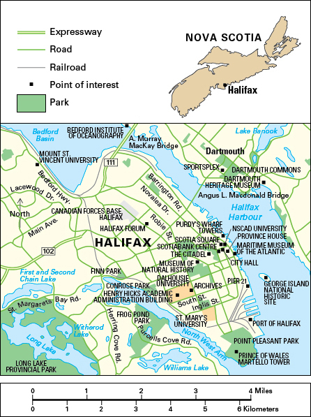 Halifax, Nova Scotia, Canada: City and points of interest